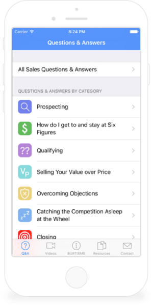 AskBurt Mobile Sales App